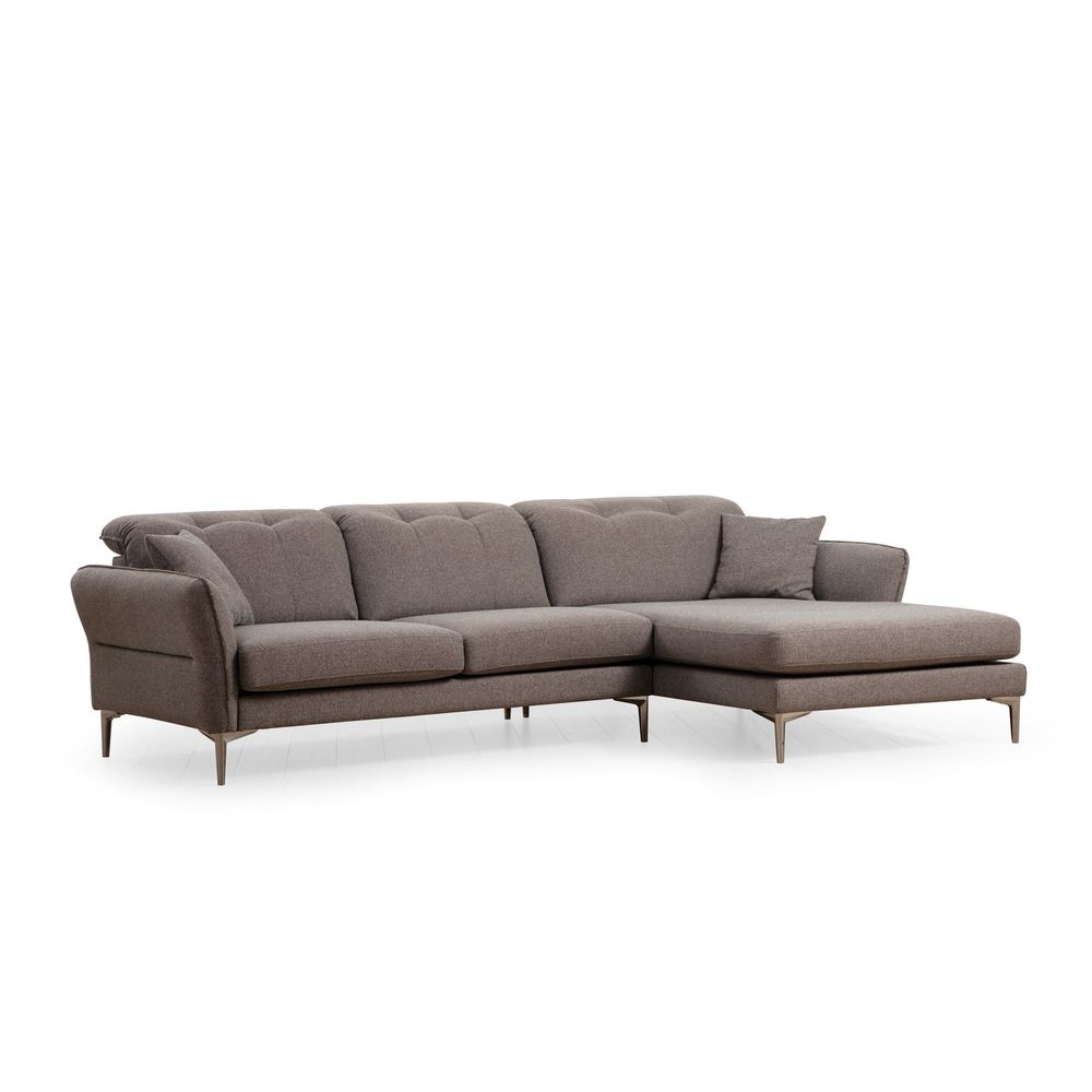 Costor Ugaona Sofa Desna Siva slika 5