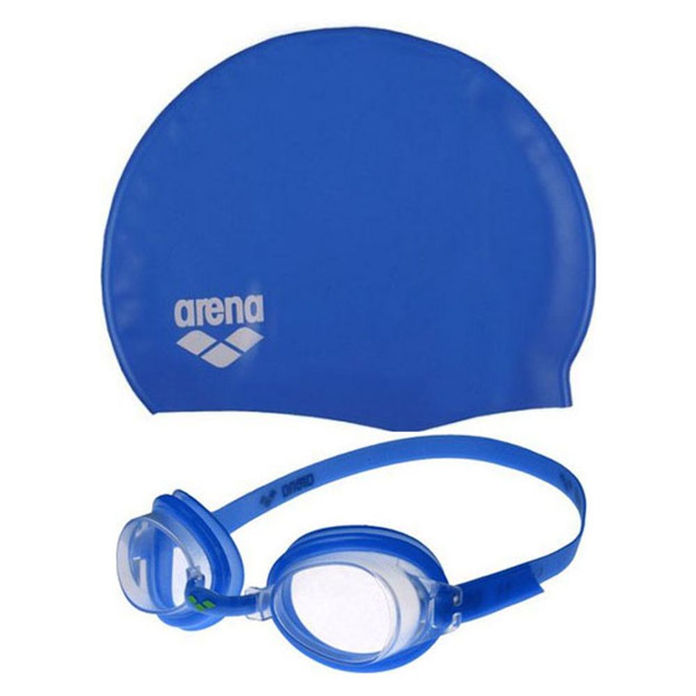 Arena Set za plivanje Pool JR Set Goggle+Cap (KIT) za dječake slika 1