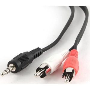 Gembird CCA-458 3.5 mm stereo to RCA plug cable, 1.5 m