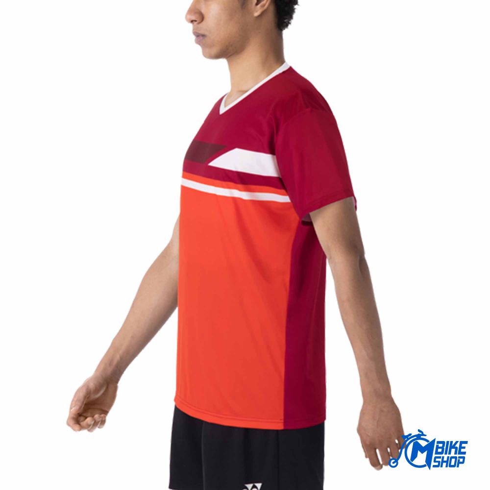 Yonex Majica kratkih rukava Men's Crew Neck Club Team, Reddish Rose slika 3