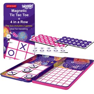Woopie magnetna igra 2u1 tic tac toe + igra 4 u liniji mini