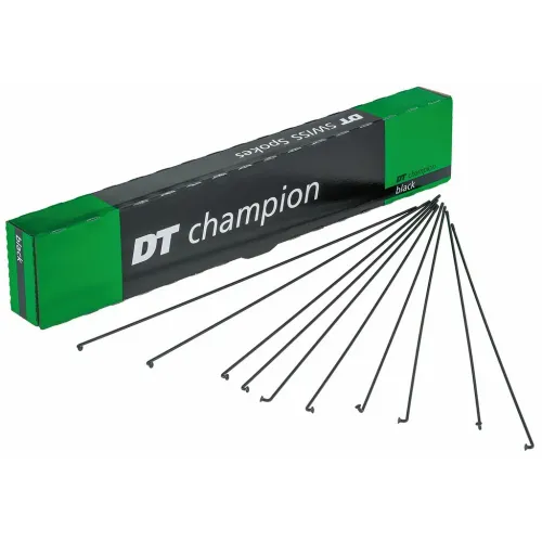 DT Swiss žbice DT spokes Champion M 2x292mm, 100 pcs., black, Niro, w/o nipple slika 1