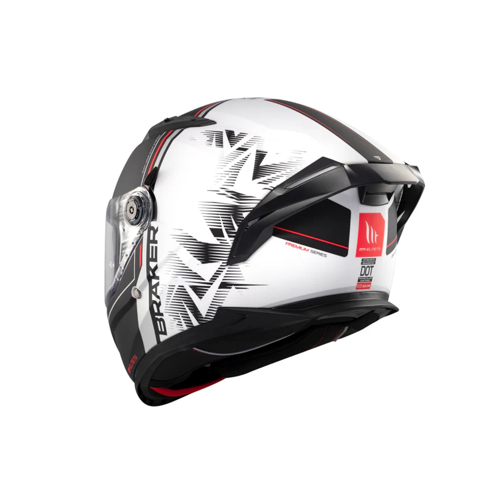 MT Helmets vizir za moto kacigu Breaker SV Charm A1 MATT slika 7