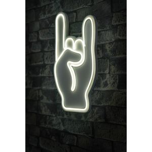 Wallity Ukrasna plastična LED rasvjeta, Rock N Roll Sign - White