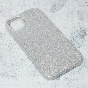 Maska Crystal Dust za iPhone 14 6.7 Plus srebrna