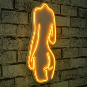 Sexy Woman - Yellow Yellow Decorative Plastic Led Lighting