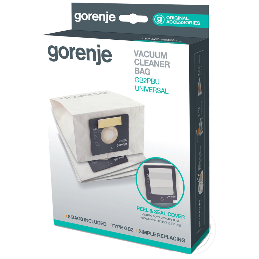 Gorenje Vrećice za usisavač, 5 kom - GB2PBU slika 2