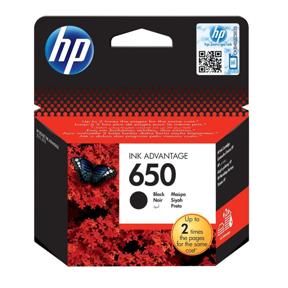 HP Tinta CZ101AE Black 650A028451 slika 1