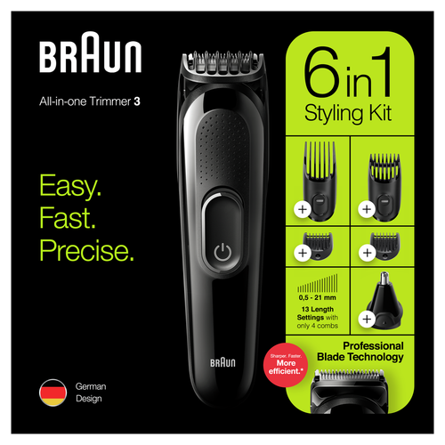 Braun trimer MGK3220 Blk/Blk slika 5