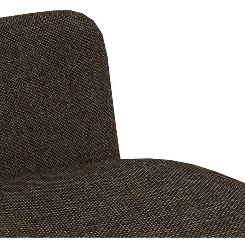 Blagovaonske stolice od tkanine 2 kom smeđe slika 6