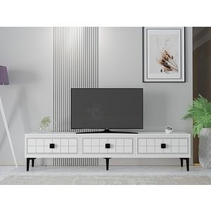 TV Stalak Yuka 180 u Bijeloj Boji