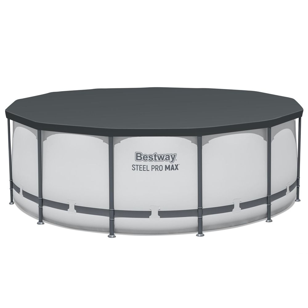Bestway bazen s okvirom 396x122cm 7u1 pokrov s pumpnim ljestvama 5618W slika 8