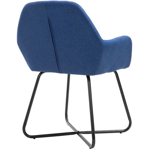 Blagovaonske stolice od tkanine 6 kom plave slika 30
