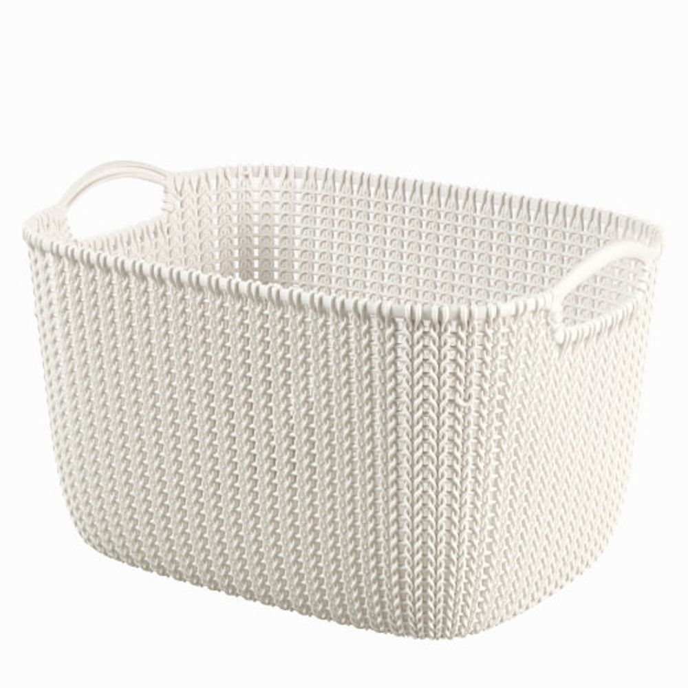 Knit Korpa za odlaganje 19L bijela slika 1