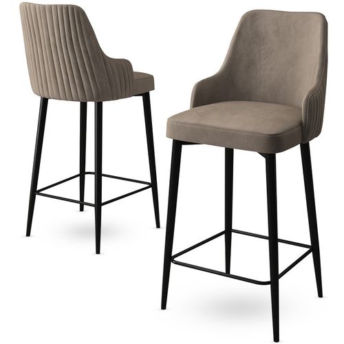 Enox - Cappuccino, Black Cappuccino
Black Bar Stool Set (2 Pieces) slika 3