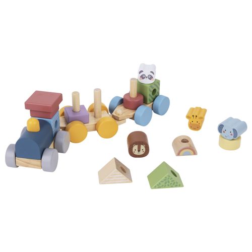 Tooky Toy Montessori drveni vlak  slika 7