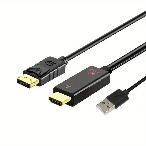 HDMI M. na Displayport M. Kabl 1.8m H2DP-K180 slika 1