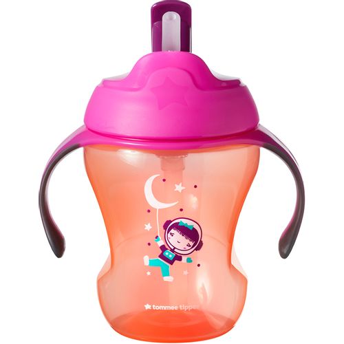 Tommee Tippee Training Bočica sa slamkom Girl 6m+ slika 1