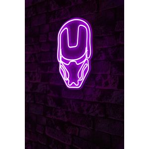 Wallity Ukrasna plastična LED rasvjeta, Iron Man - Pink