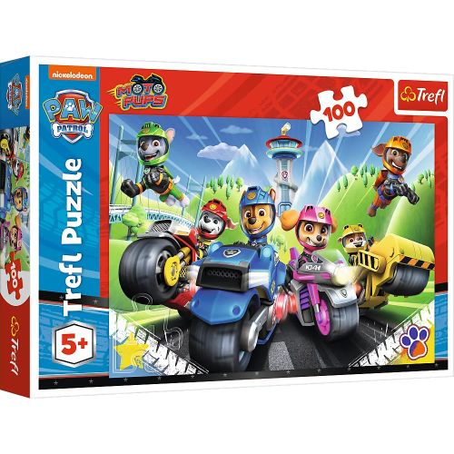 TREFL puzzle Paw Patrol na motorima, 100 kom 16430 slika 1