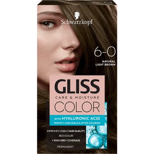 Gliss Color Farba za kosu 6-0 Prirodna svijetlosmeđa slika 1