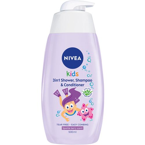 NIVEA 2u1 gel za tuširanje za devojčice 500ml slika 1