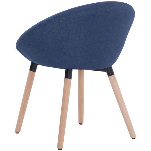 Blagovaonske stolice od tkanine 2 kom plave slika 9