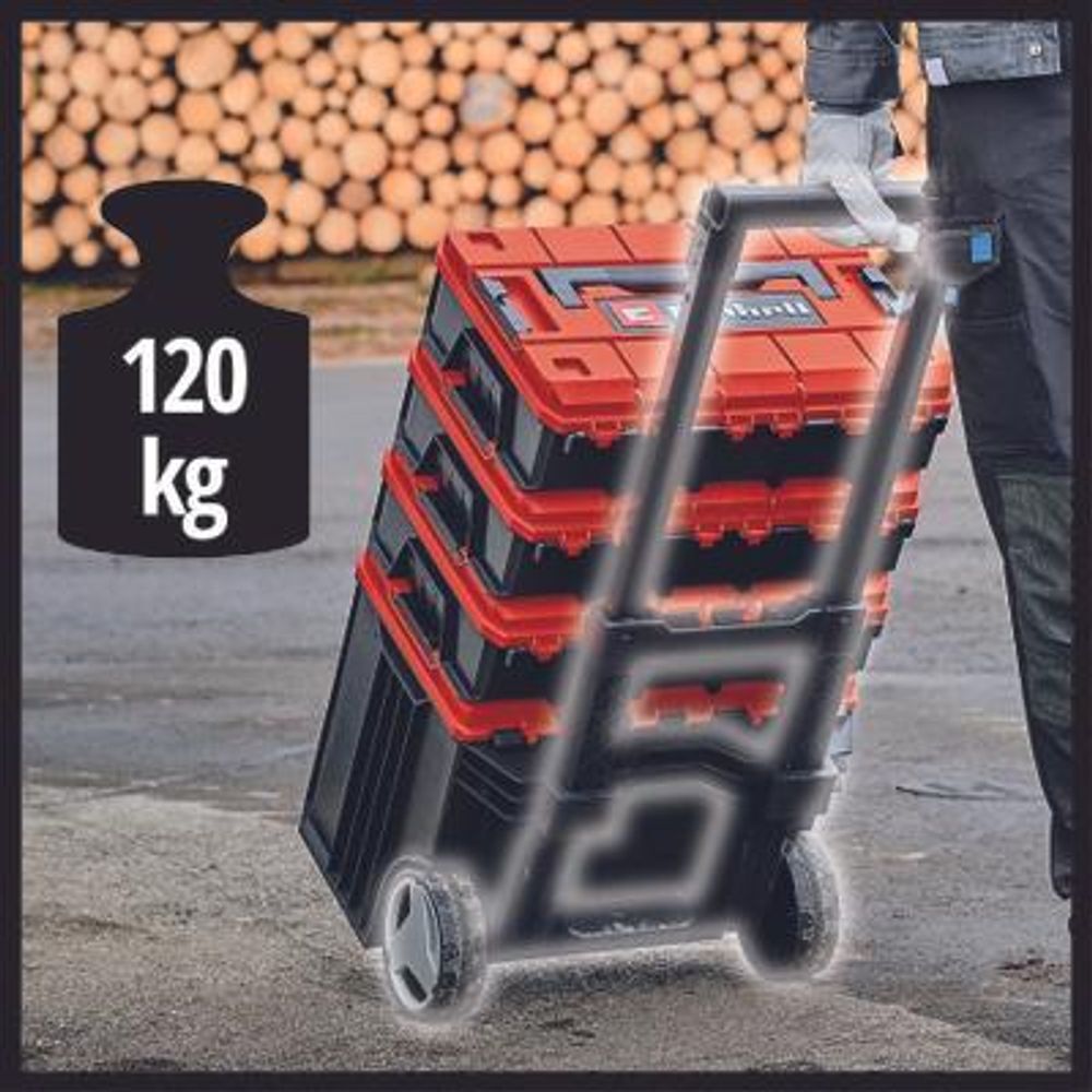 Einhell Kofer za PXC alate s točkićima E-Case L slika 4