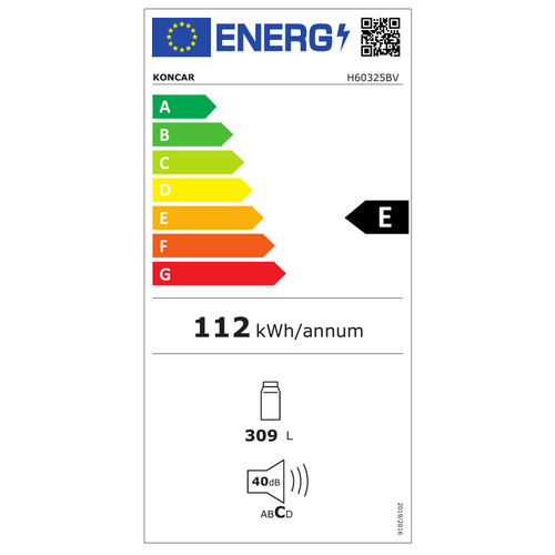 Končar hladnjak H60325BV slika 4