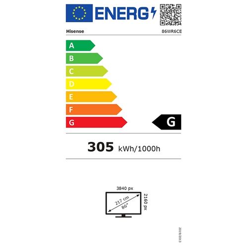 Hisense interaktivni zaslon 86WR6CE 86'' / 4K / 350 nits / 60 Hz / zaslon na dodir slika 5