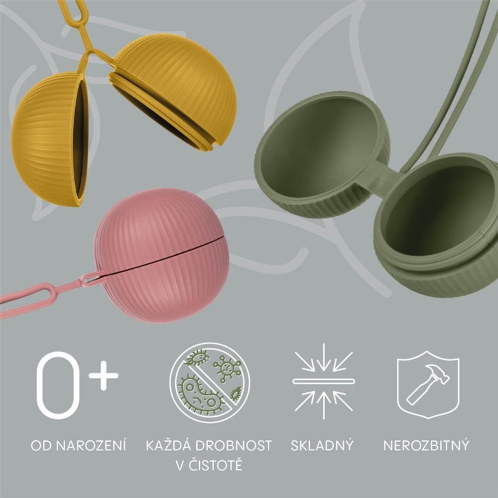 Zopa Silikonska kutija za dudu, Forest Green slika 8