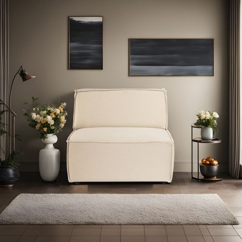 Puzzle Module (O1) - Cream Cream 1-Seat Sofa slika 2