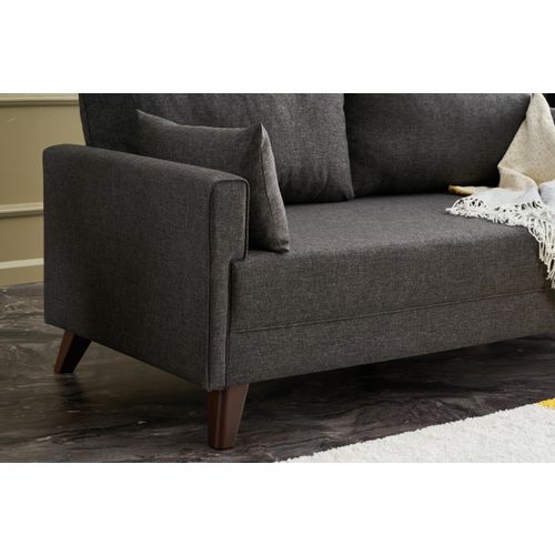 Atelier Del Sofa Dvosjed, Antracit, Bella Sofa For 2 Pr - Anthracite slika 4