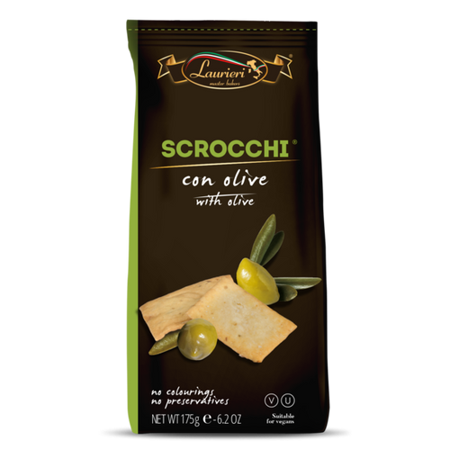 Laurieri Scrocchi Masline 175g slika 1