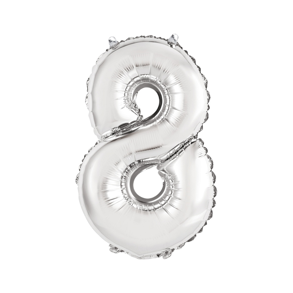 FG-C35S8 Folijski balon 8 Silver 35cm slika 1