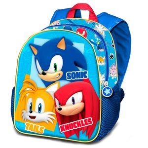 Sonic the Hedgehog Trio 3D backpack 31cm