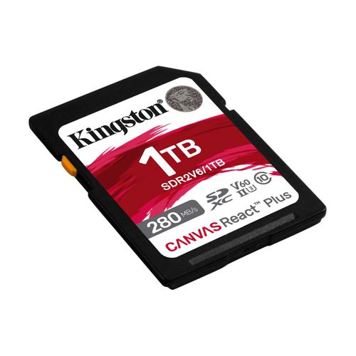 KINGSTON Memorijska kartica SDR2V6/1TB 1TB SDXC UHS-II 280R/150W U3 V60 slika 3