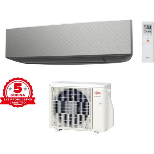 Fujitsu Design Inverter klima uređaj 3,4kW ASYG12KETE(B)/AOYG12KETA slika 1