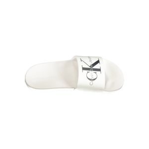 CALVIN KLEIN MEN'S WHITE SLIPPERS