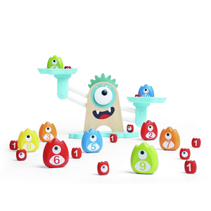 Hape Edukativna drvena vaga Monster Math Scale E0511A