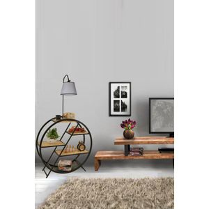 Plüton Yanık Lambader Pramit Açık Hasır Gri Abajurlu Light Grey Floor Lamp