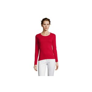 MAJESTIC ženska majica sa dugim rukavima - Crvena, XL 