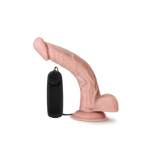 Vibro dildo boje kože sa daljinskim slika 1