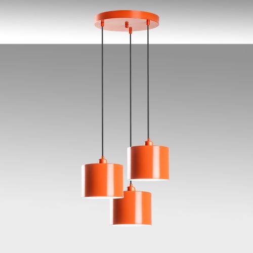 Duz - 195Orange - 3 Orange Chandelier slika 5