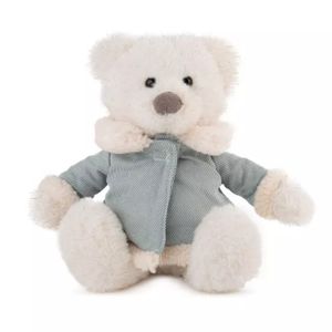 Amek plišana igračka Bear with Coat 22 cm - Blue