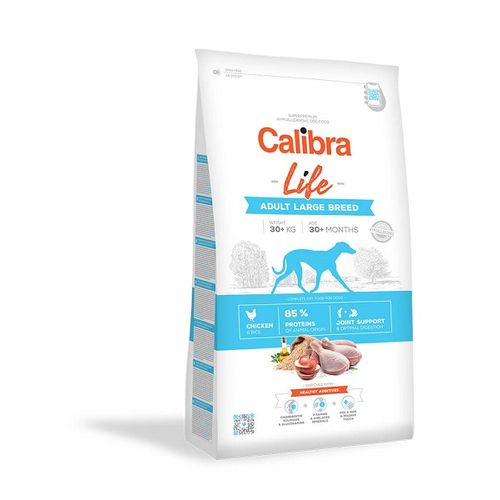 Calibra Dog Life Adult Large Breed Piletina, hrana za pse 12kg slika 1