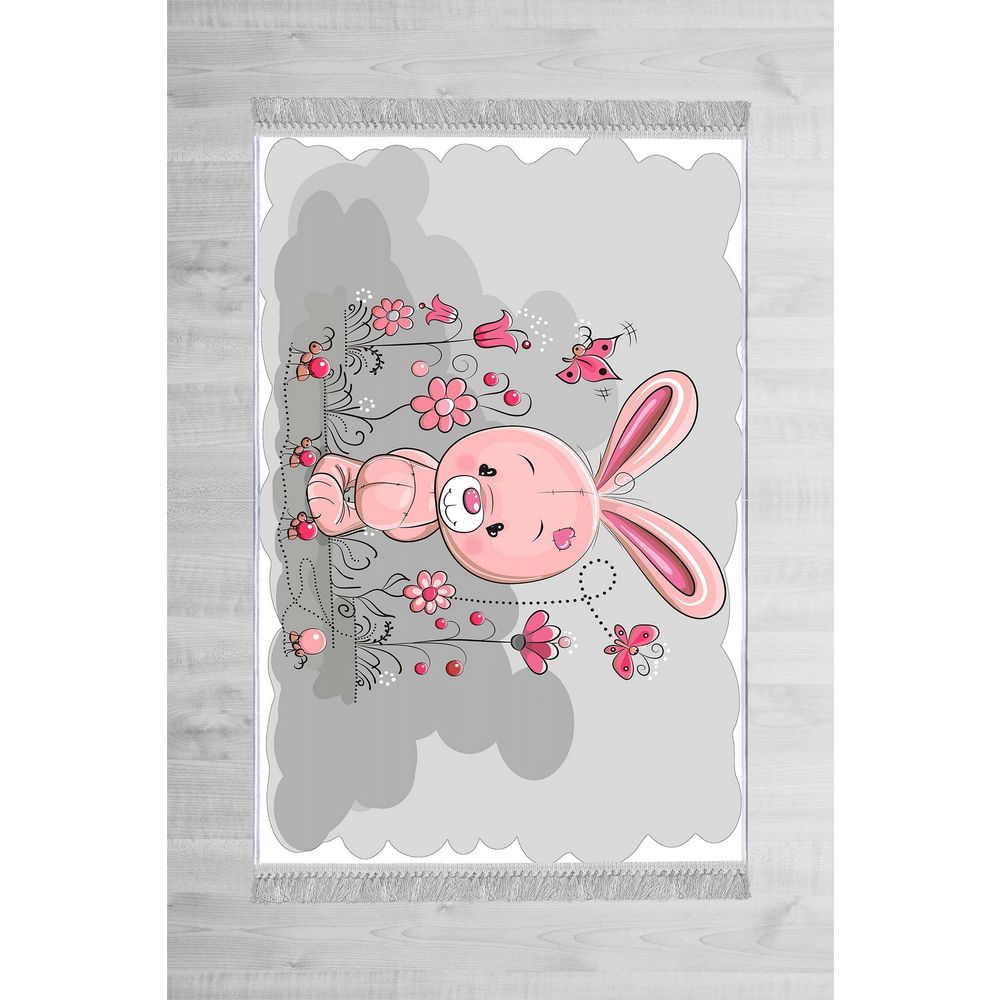 Tanki dječji tepih sa digitalnim printom Zec (80 x 120 cm) ELS555 slika 4