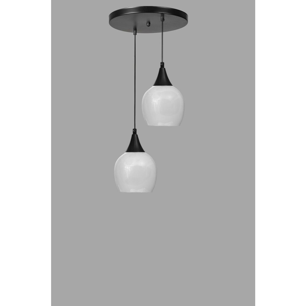 Opviq Luster 475, Bijela, Crna slika 3
