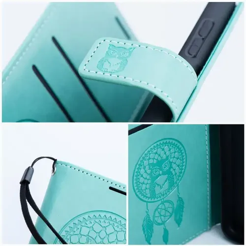 MEZZO Book case preklopna torbica za XIAOMI Redmi Note 12S dream catcher zelena slika 6