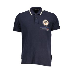 NAPAPIJRI MEN'S SHORT SLEEVED POLO SHIRT BLUE